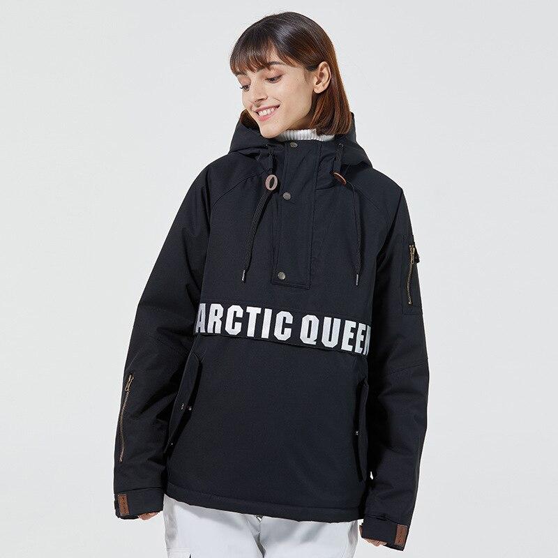 Лыжная куртка с капюшоном для мужчин и женщин, лыжная куртка, зимняя теплая уличная ветрозащитная водонепроницаемая лыжная куртка S